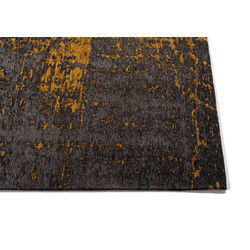 Mart Visser vloerkleed Prosper grey custard 64 Zwart,Geel,Goud - Chenille - 200 x 290 cm - (L)