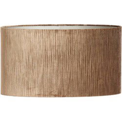 Light & Living - kap - Flair - bruin - textiel - E27 - 3538949