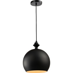 QUVIO Hanglamp rond zwart - QUV5109L-BLACK