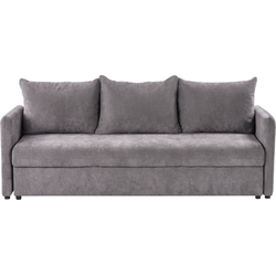 Beliani HOLSEN - Slaapbank-Bruin-Polyester