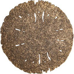 PTMD Wandpaneel Sandee - 77x1x77 cm - Aluminium - Goud
