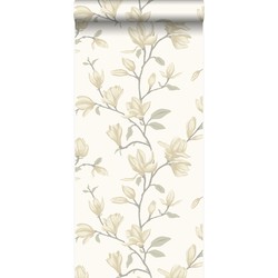 Origin behang magnolia vanille beige