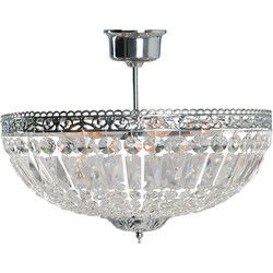 Lumilamp Plafondlamp Kristal Transparant IJzer