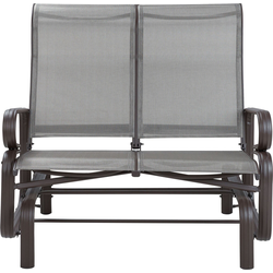 BORGIO  - Tuinbank - Bruin - Aluminium