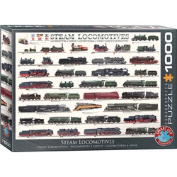 Eurographics Eurographics puzzel Steam Locomotives - 1000 stukjes