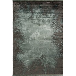 Luxury Picasso Art Elysee Vloerkleed - Laagpolig Luxe Tapijt - Soft Fluweel - Groen- 240x330 CM