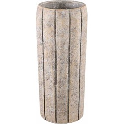 PTMD Bloempot Imani - 24x24x55 cm - Cement - Taupe