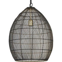 Light & Living - hanglamp - Meya - zwart - metaal - Ø 40cm - E27 - 2933612
