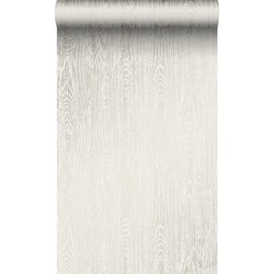 Origin Wallcoverings behang houten planken met nerf ivoor wit - 53 cm x 10,05 m - 347554