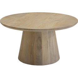 Salontafel Naturel Mangohout - 80x80x38cm - Yasmijn