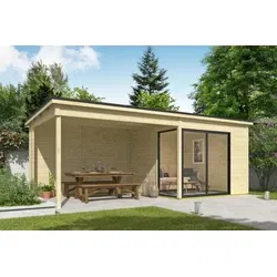 Outdoor Life tuinhuis Julia met overkapping, 295 x 295 cm