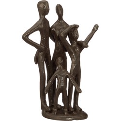 Decopatent® Beeld Sculptuur Familie - Family - Sculptuur van Metaal - Design Sculpturen - Moments of Life - In Giftbox