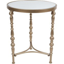 Clayre & Eef Bijzettafel Goudkleurig IJzer