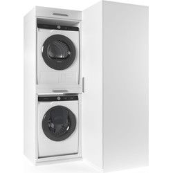 Wasophoogte Wasmachine Kast London – Pure Wit