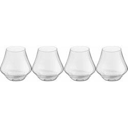 Royal Leerdam Whiskey glazen Artisan - 4x stuks - 290 ml - Drinkglazen