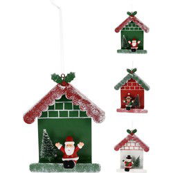 House With Xmas Figurine 13 cm