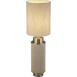Tafellamp Flask Metaal Ø22cm Nikkel