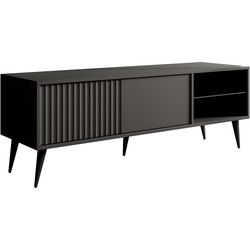 Meubella - TV-Meubel Winq  - Antaciet - 135 cm