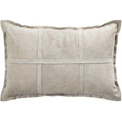 PTMD Sierkussen Cobie - 60x8x40 cm - Suede - Taupe