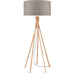 Vloerlamp Kilimanjaro - Taupe/Bamboe - Ø60cm