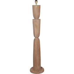 PTMD Staande Lamp Lorinne - 29x29x125 cm - Hout - Naturel