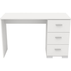 Bureau 3 laden Wit Decor L120 cm - Galaxy