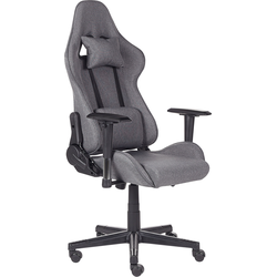 WARRIOR - Gamestoel - Donkergrijs - Polyester