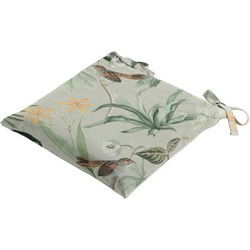 Toscane kussen ca. 46x46 cm Grasse green natural outdoor finishing Madison