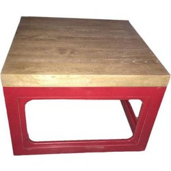 Fine Asianliving Kubieke Chinese Salontafel Massief Hout Rood