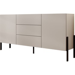 Meubella Dressoir Jordy - Beige - 184 cm