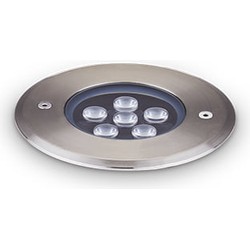 Ideal Lux - Floor - Grondspot - Aluminium - LED - Zilver