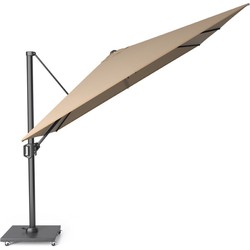 Zweefparasol Challenger T1 3x3 meter Taupe zonwering