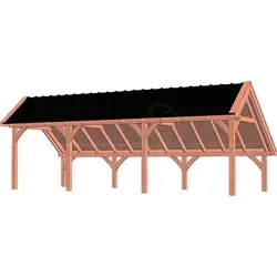 Trendhout douglas kapschuur De Hoeve XL, 875 x 380 cm
