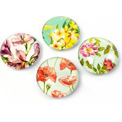 Trendform Magnet Eye - Bloem - set van 4 verschillende