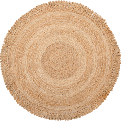 Beliani ERENCE - Gevlochten-Beige-Jute