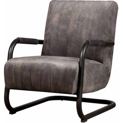 Tower living Riva coffeechair - Adore 29 antracite