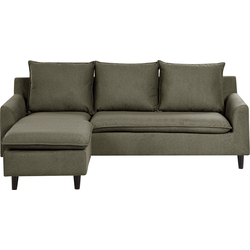Beliani ELVENES - Hoekbank-Groen-Polyester