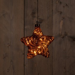 Star Antique Gold 15Cm/10Led Classic Warm / Mercury Cop