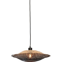 Hanglamp Kalimantan - Bamboe/Zwart - Ø44cm