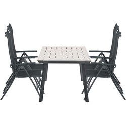 Garden Impressions Santos tuinset 5-delig - Penedo tafel 160x90 cm