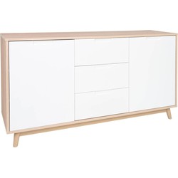 Copenhagen Sideboard - Sideboard in white and natural