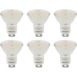 Groenovatie GU10 LED Spot SMD 5W Warm Wit 6-Pack