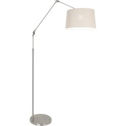 Moderne Vloerlamp Luxora Staal