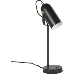 TYRIA - Bureaulamp - Zwart - Metaal