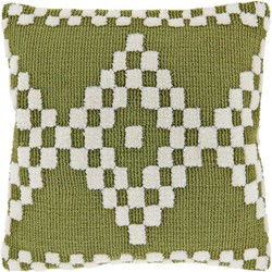 Unique Living - Sierkussen Nore Moss Green -45x45cm