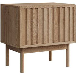 Meubella - Nachtkastje Storm - Eiken - 53 cm