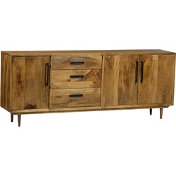 D - Livingfurn - Dressoir Eileen 200cm - Mangohout