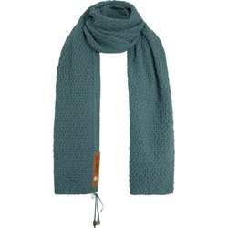Knit Factory Luna Gebreide Sjaal Dames & Heren - Colsjaal - Omslagdoek - Laurel - 200x50 cm - Inclusief sierspeld