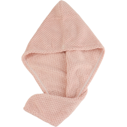 MARBEAUX Haarhanddoek - Hair towel - Hoofdhanddoek - Microvezel handdoek krullend haar - Licht roze - Handdoek