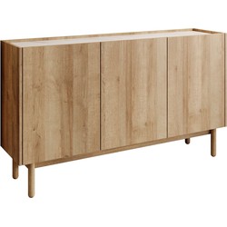 Meubella Dressoir Cayenne - Eiken - 144 cm - Hoog